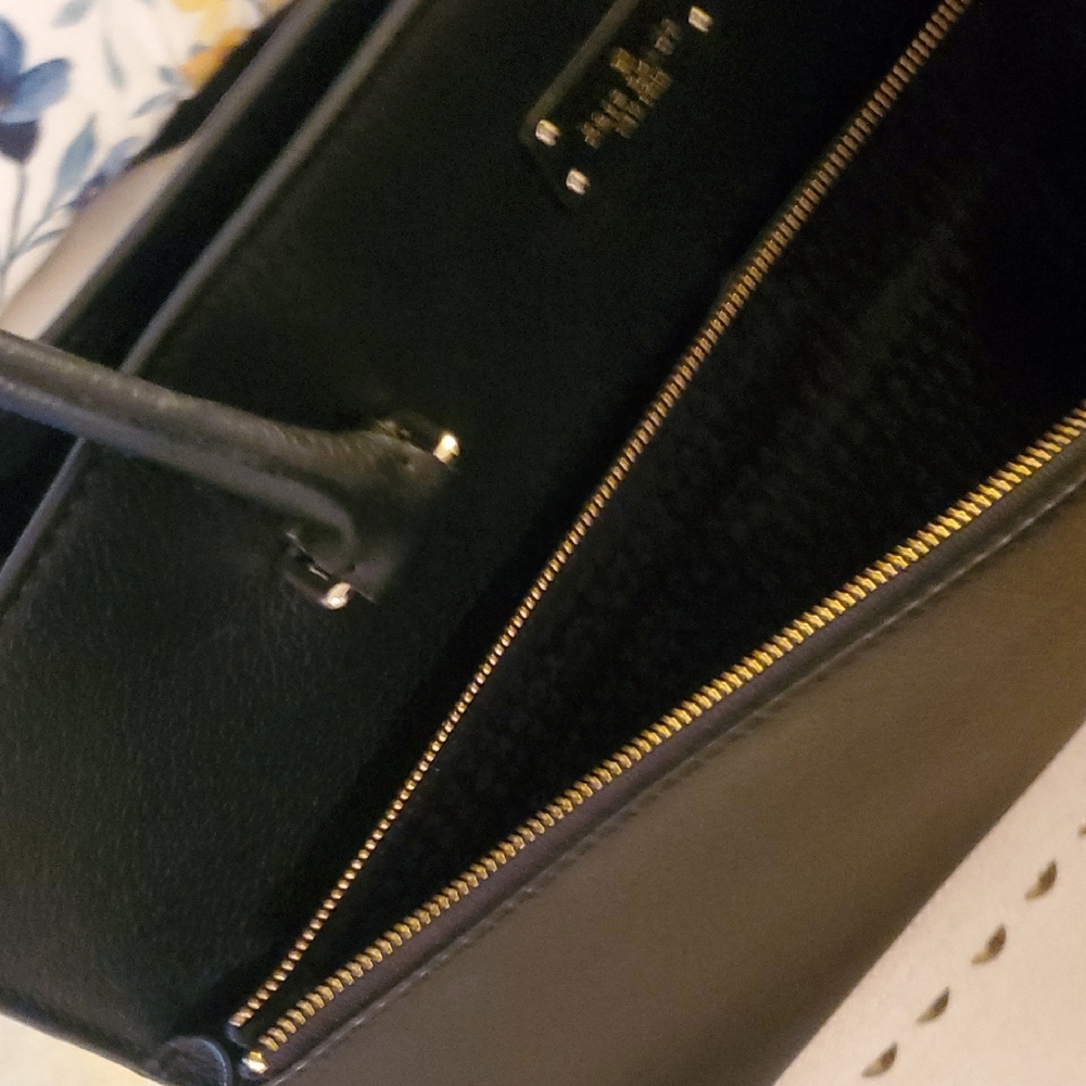 Kate Spade Black Leather Shoulder Bag - Picture 6 of 10
